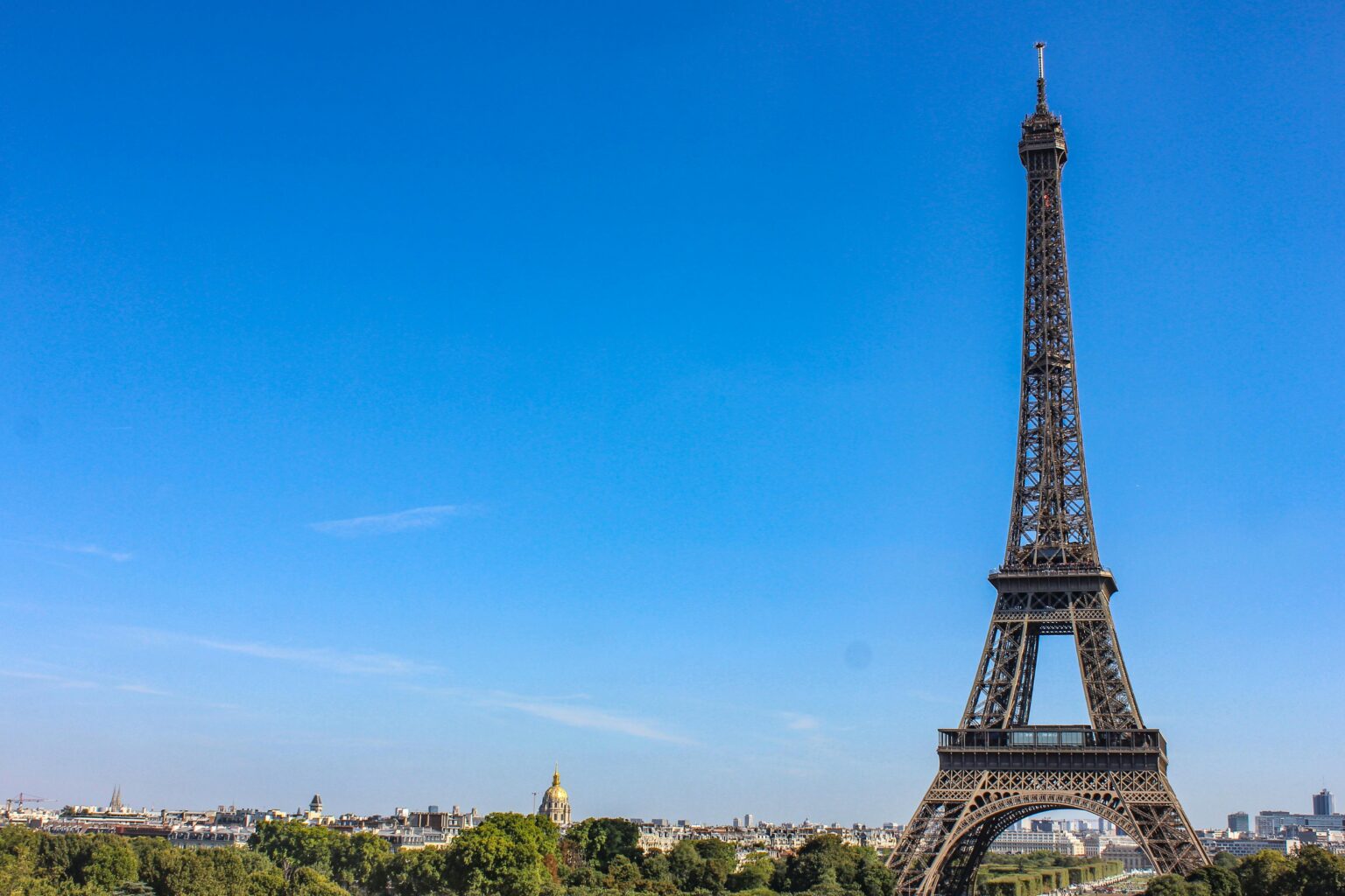 vue sur la tour eiffel